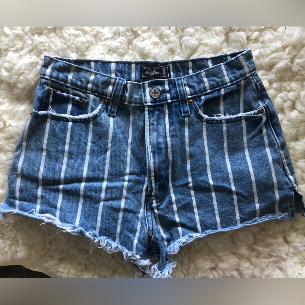 Abercrombie and Fitch striped shorts